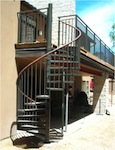 Wrought Iron Spiral Staircase